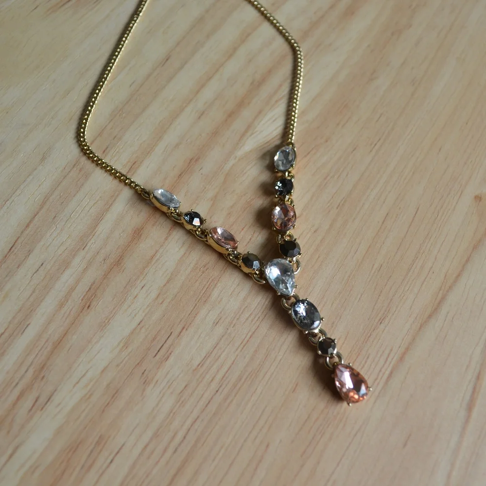 GIVENCHY Multicolor Y Necklace
